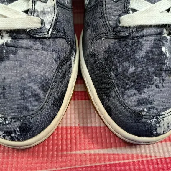 %Nike Dunk Sky High Print Black Sneakers Womens 543258-004 Size 10 / A 23 - Picture 11 of 13